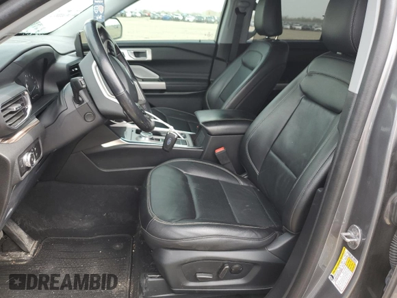 2023 Ford Explorer Limited with VIN 1FMSK7FH1PGA15693, listed as a Copart auction lot 46458305 with 35,295 mi miles and Salvage Title. Bid and sale history available at carsss.com. Image 7.