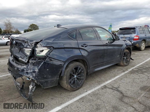 2017 BMW X6 xDrive35i with VIN 5UXKU2C56H0N84897, listed as a Copart auction lot 47073513 with 86,251 mi miles. Bid and sale history available at carsss.com. Image 3.
