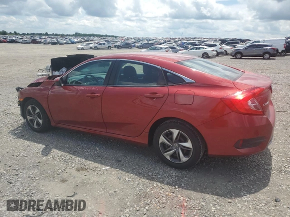2020 Honda Civic LX z VIN 19XFC2F61LE024036, wystawiony jako Copart lot #56090685 z przebiegiem 71 290 mil mil oraz Szkoda całkowita • Salvage title. Historia ofert i sprzedaży dostępna na DreamBid. Obrazek 2.