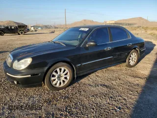 2002 Hyundai Sonata GLS with VIN KMHWF35H42A604233, listed as a Copart auction lot 65278644 with 145,700 mi miles and Salvage Title. Bid and sale history available at carsss.com. Image 1.