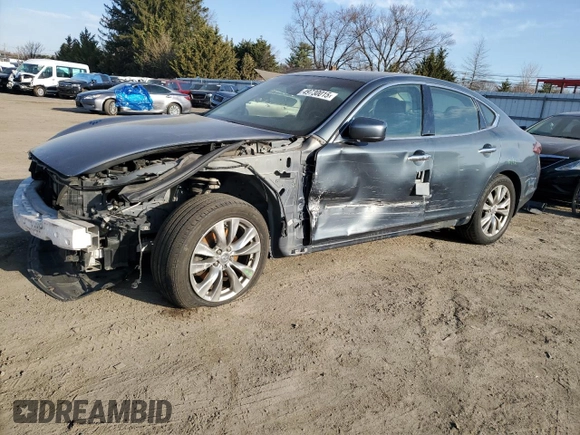 2012 Infiniti M with VIN JN1BY1AP9CM331047, listed as a Copart auction lot 49730015 with 125,263 mi miles and Salvage Title. Bid and sale history available at DreamBid. Image 1.