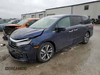 2023 Honda Odyssey Touring with VIN 5FNRL6H85PB059486, listed as a Copart auction lot 49822555 with 20,741 mi miles and Salvage Title. Bid and sale history available at DreamBid. Image 1.