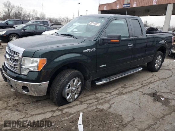 2014 Ford F-150 XL with VIN 1FTFX1CT1EFC66732, listed as a Copart auction lot 41418225 with 184,358 mi miles and Non Repairable. Bid and sale history available at carsss.com. Image 1.