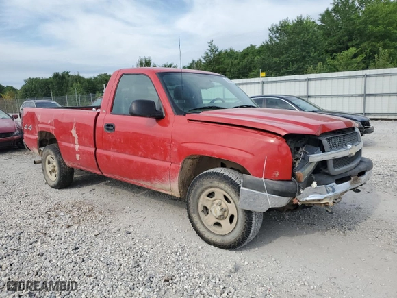 2004 Chevrolet Silverado 1500 Z71 with VIN 1GCEK14T84Z341934, listed as a Copart auction lot 84318654 with 100,806 mi miles and Salvage Title. Bid and sale history available at carsss.com. Image 4.