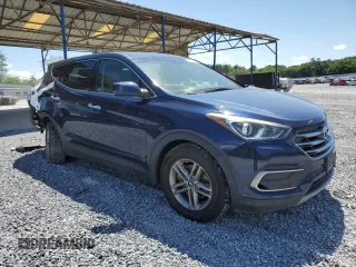 2017 Hyundai Santa Fe 2.4L z VIN 5XYZT3LB2HG496566, wystawiony jako Copart lot #57759925 z przebiegiem 129 094 mil mil oraz Szkoda całkowita • Salvage title. Historia ofert i sprzedaży dostępna na DreamBid. Obrazek 4.