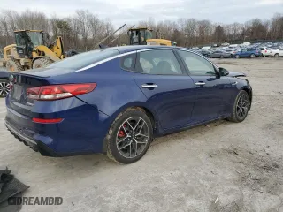 2019 Kia Optima SX with VIN 5XXGW4L2XKG322034, listed as a Copart auction lot 46752345 with 60,301 mi miles and Salvage Title. Bid and sale history available at carsss.com. Image 3.