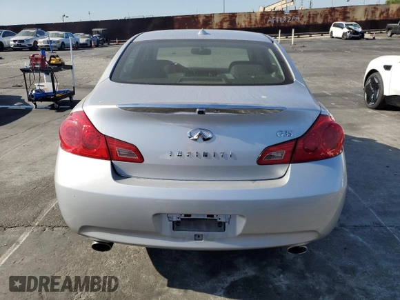 2008 Infiniti G35 Journey with VIN JNKBV61EX8M206811, listed as a Copart auction lot 63681425 with 140,215 mi miles and Salvage title. Bid and sale history available at DreamBid. Image 6.