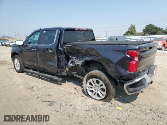 2023 Chevrolet Silverado 1500 LTZ with VIN 1GCUDGED4PZ295216, listed as a Copart auction lot 69863734 with 16,468 mi miles and Salvage Title. Bid and sale history available at carsss.com. Image 2.