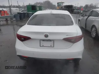2017 Alfa Romeo Giulia with VIN ZARFAEBN5H7540188, listed as a IAAI auction lot 41619098 with 106,512 mi miles. Bid and sale history available at carsss.com. Image 16.