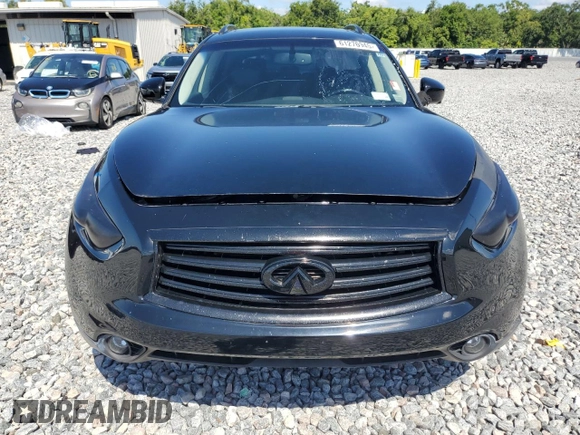 2016 Infiniti QX70 with VIN JN8CS1MWXGM400456, listed as a Copart auction lot 61276945 with 87,040 mi miles and Clean title. Bid and sale history available at DreamBid. Image 5.
