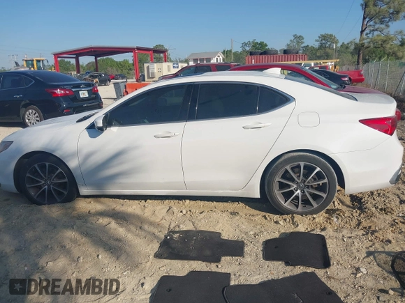 2018 Acura TLX with VIN 19UUB2F39JA006482, listed as a IAAI auction lot 41535369 with 169,146 mi miles. Bid and sale history available at carsss.com. Image 14.