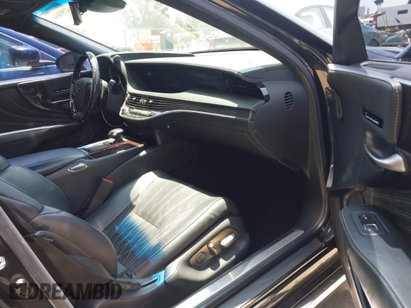 2019 Lexus LS 500 with VIN JTHC51FF6K5005658, listed as a IAAI auction lot 42593636 with 99,055 mi miles and . Bid and sale history available at DreamBid. Image 5.
