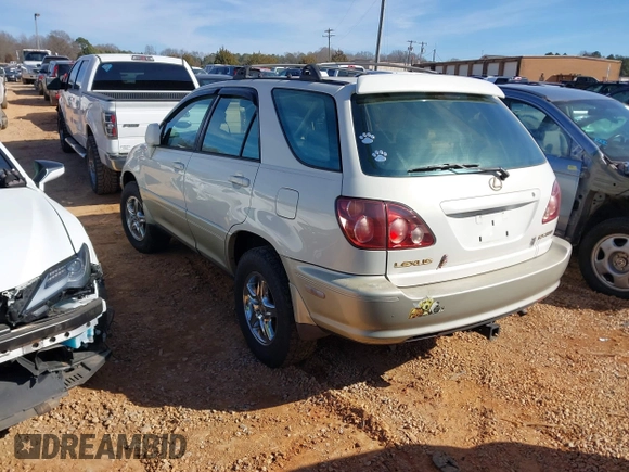 1999 Lexus RX 300 Luxury SUV with VIN JT6HF10U2X0076430, listed as a IAAI auction lot 41389012 with 257,695 mi miles. Bid and sale history available at carsss.com. Image 3.