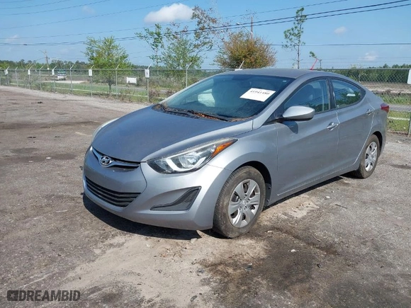 2016 Hyundai Elantra SE with VIN KMHDH4AE6GU482208, listed as a IAAI auction lot 41941480 with 47,255 mi miles. Bid and sale history available at carsss.com. Image 2.