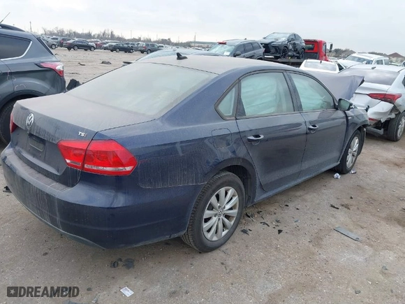 2014 Volkswagen Passat Wolfsburg Ed with VIN 1VWAT7A36EC094322, listed as a IAAI auction lot 41547904 with 144,312 mi miles. Bid and sale history available at carsss.com. Image 4.