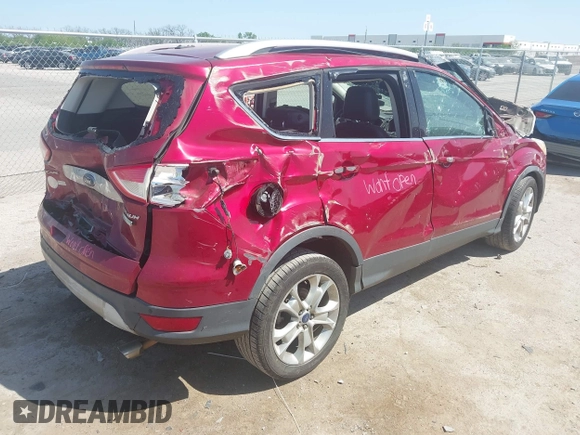 2015 Ford Escape Titanium with VIN 1FMCU0JX8FUC78607, listed as a IAAI auction lot 42000719 with 148,482 mi miles. Bid and sale history available at carsss.com. Image 4.