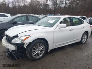 2011 Infiniti M37 with VIN JN1BY1AR4BM372749, listed as a IAAI auction lot 41853558 with 132,912 mi miles. Bid and sale history available at carsss.com. Image 2.