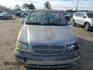 2005 Kia Sedona LX with VIN KNDUP132X56721558, listed as a Copart auction lot 88574685 with 176,660 mi miles and Salvage Title. Bid and sale history available at carsss.com. Image 5.