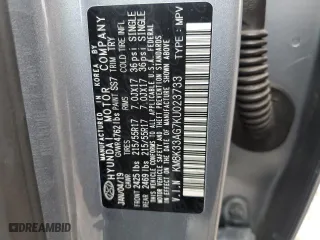 2019 Hyundai Kona Electric Limited with VIN KM8K33AG7KU023733, listed as a Copart auction lot 74735563 with 52,023 mi miles. Bid and sale history available at carsss.com. Image 14.