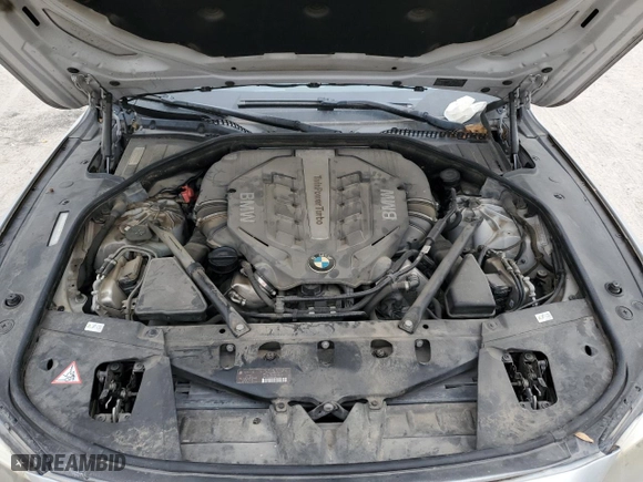 2013 BMW 7 Series 750Li with VIN WBAYE8C56DD133044, listed as a Copart auction lot 49092615 with 169,699 mi miles and Salvage Title. Bid and sale history available at carsss.com. Image 11.