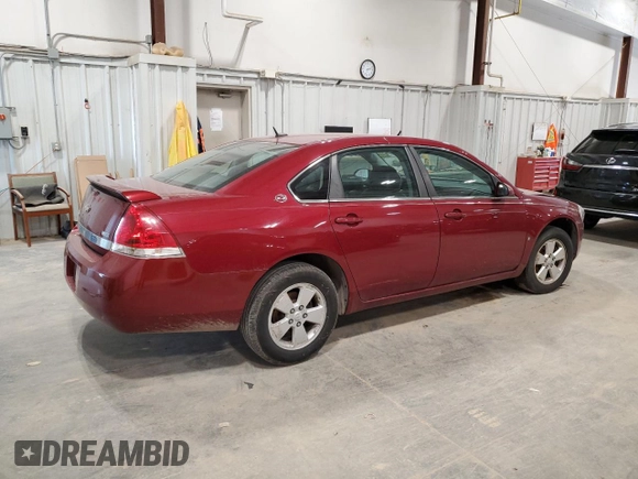 2008 Chevrolet Impala LT with VIN 2G1WT58K881200525, listed as a Copart auction lot 53525725 with 159,142 mi miles and Non Repairable. Bid and sale history available at DreamBid. Image 3.