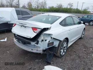 2016 Chrysler 200 S with VIN 1C3CCCBB0GN105093, listed as a IAAI auction lot 41976905 with 105,774 mi miles. Bid and sale history available at carsss.com. Image 4.