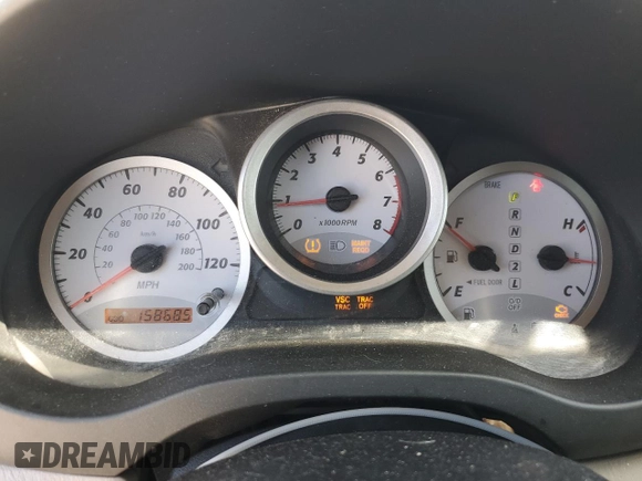 2005 Toyota RAV4 with VIN JTEGD20V550058800, listed as a Copart auction lot 50843165 with 158,685 mi miles and Clean Title. Bid and sale history available at carsss.com. Image 9.
