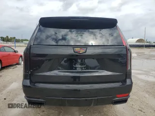2022 Cadillac Escalade ESV Sport Platinum with VIN 1GYS4RKL7NR141315, listed as a Copart auction lot 74219824 with 50,588 mi miles and Salvage title. Bid and sale history available at DreamBid. Image 6.