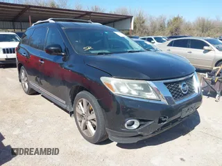 2014 Nissan Pathfinder SL with VIN 5N1AR2MN1EC680617, listed as a IAAI auction lot 41779019 with 146,041 mi miles and . Bid and sale history available at DreamBid. Image 1.