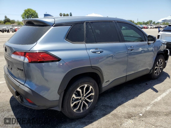 2024 Toyota Corolla Cross Hybrid S with VIN 7MUFBABG3RV043770, listed as a Copart auction lot 61007075 with 15,945 mi miles and Salvage title. Bid and sale history available at DreamBid. Image 3.