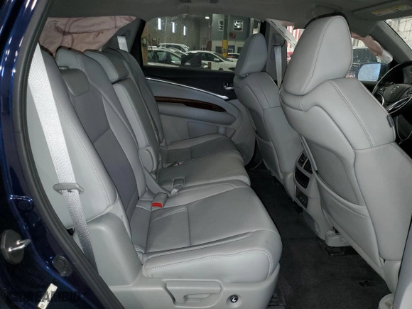 2017 Acura MDX w/Technology Pkg with VIN 5FRYD4H58HB007899, listed as a Copart auction lot 50515425 with 62,463 mi miles and Salvage Title. Bid and sale history available at carsss.com. Image 11.