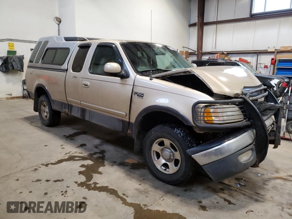 1999 Ford F-150 XL with VIN 2FTRX18L7XCA26296, listed as a Copart auction lot 86344174 with 0 mi miles and Salvage Title. Bid and sale history available at carsss.com. Image 4.