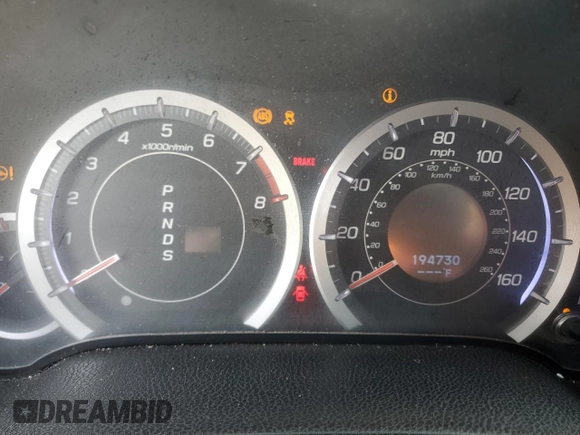 2011 Acura TSX with VIN JH4CU2F65BC004862, listed as a Copart auction lot 49914205 with 194,730 mi miles and Salvage Title. Bid and sale history available at carsss.com. Image 9.