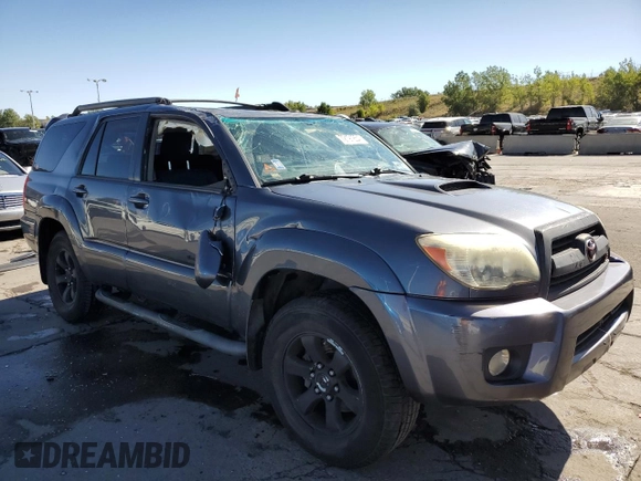 2007 Toyota 4Runner SR5 with VIN JTEBT14R670066332, listed as a Copart auction lot 72191854 with 187,131 mi miles and Non Repairable. Bid and sale history available at DreamBid. Image 4.