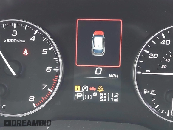 2024 Subaru Crosstrek Premium with VIN JF2GUADCXR8276523, listed as a IAAI auction lot 41538286 with 5,311 mi miles and . Bid and sale history available at DreamBid. Image 15.