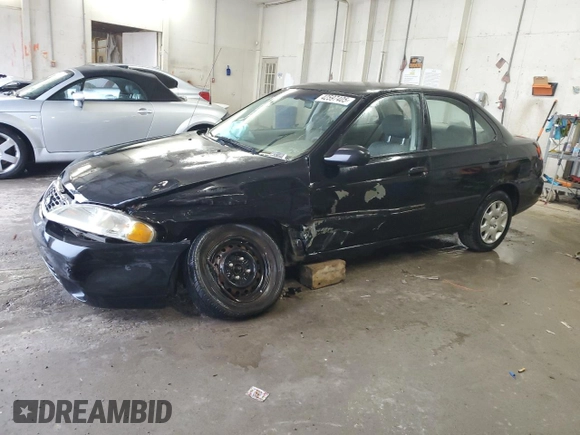2001 Nissan Sentra GXE z VIN 3N1CB51D01L466508, wystawiony jako Copart lot #42597405 z przebiegiem 185 670 mil mil oraz Szkoda całkowita • Salvage title. Historia ofert i sprzedaży dostępna na DreamBid. Obrazek 1.