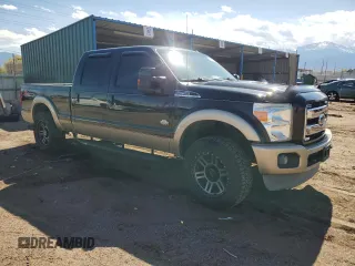 2011 Ford F-250 XL with VIN 1FT7W2BT3BEB29470, listed as a Copart auction lot 55161865 with 173,645 mi miles and Salvage title. Bid and sale history available at DreamBid. Image 4.