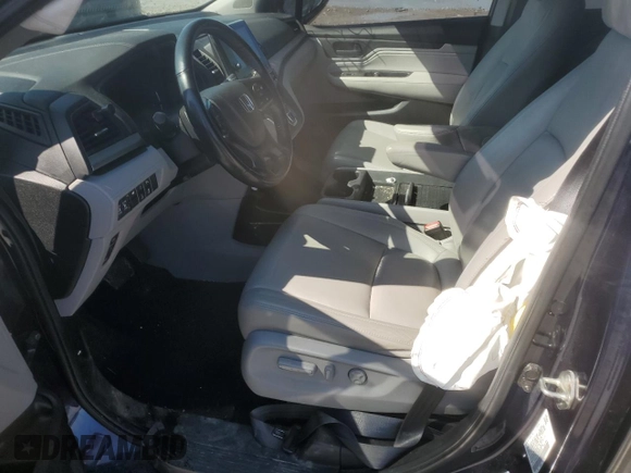 2019 Honda Odyssey Touring with VIN 5FNRL6H80KB100678, listed as a Copart auction lot 58155715 with Not provided miles and Salvage title. Bid and sale history available at DreamBid. Image 7.