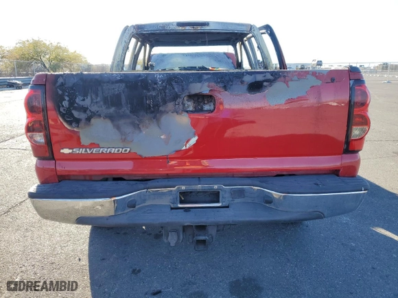 2005 Chevrolet Silverado 1500 LS with VIN 2GCEK13T951213021, listed as a Copart auction lot 41902215 with 0 mi miles and Salvage Title. Bid and sale history available at carsss.com. Image 6.