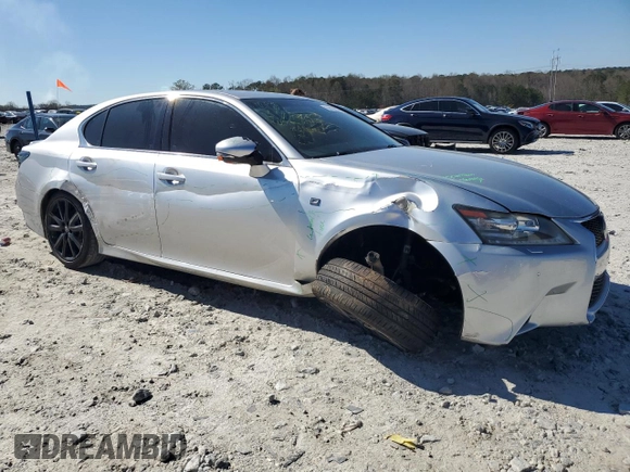 2014 Lexus GS 350 with VIN JTHCE1BL2E5020268, listed as a Copart auction lot 50106935 with 120,536 mi miles and Salvage Title. Bid and sale history available at carsss.com. Image 4.