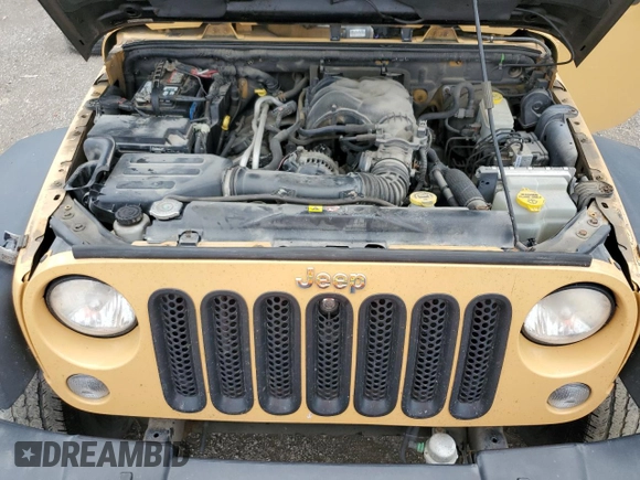 2014 Jeep Wrangler Sport with VIN 1C4AJWAG9EL190595, listed as a Copart auction lot 62496955 with 248,484 mi miles and Salvage title. Bid and sale history available at DreamBid. Image 11.