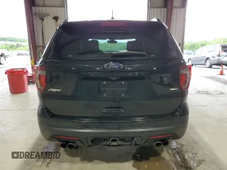 2018 Ford Explorer Sport with VIN 1FM5K8GT2JGC39584, listed as a Copart auction lot 58069825 with 113,836 mi miles and Salvage title. Bid and sale history available at DreamBid. Image 6.