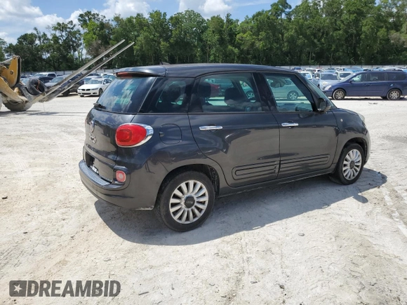 2017 FIAT 500L Pop with VIN ZFBCFAAH4HZ039657, listed as a Copart auction lot 61159735 with 115,001 mi miles and Salvage title. Bid and sale history available at DreamBid. Image 3.