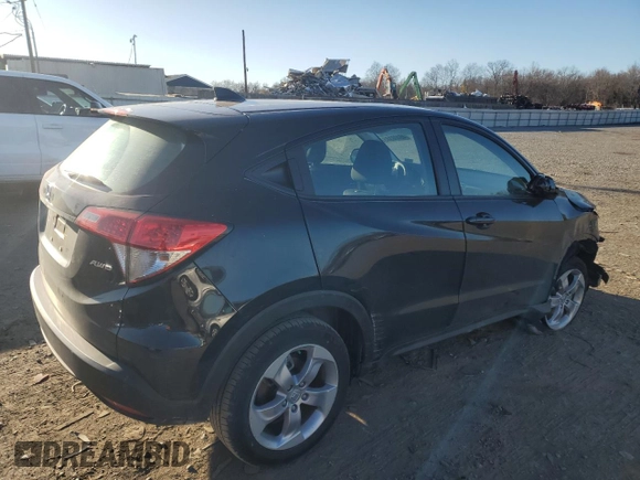2022 Honda HR-V LX with VIN 3CZRU6H38NM748412, listed as a Copart auction lot 46408385 with Not Provided miles and Salvage Title. Bid and sale history available at carsss.com. Image 3.