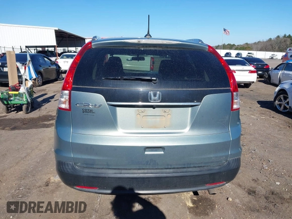2012 Honda CR-V EX-L with VIN 5J6RM3H71CL025890, listed as a IAAI auction lot 41153369 with 214,439 mi miles. Bid and sale history available at carsss.com. Image 16.