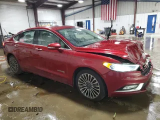 2017 Ford Fusion Hybrid Titanium with VIN 3FA6P0RU2HR394713, listed as a Copart auction lot 56070815 with 95,098 mi miles and Salvage title. Bid and sale history available at DreamBid. Image 4.