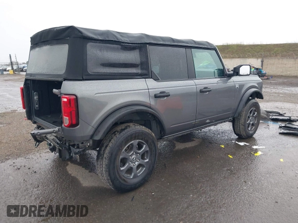 2021 Ford Bronco with VIN 1FMDE5BH4MLA77019, listed as a IAAI auction lot 41479056 with 30,484 mi miles. Bid and sale history available at carsss.com. Image 4.
