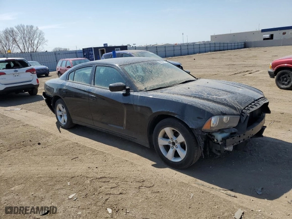 2013 Dodge Charger SE with VIN 2C3CDXBG7DH689366, listed as a Copart auction lot 50553475 with 118,664 mi miles and Salvage Title. Bid and sale history available at carsss.com. Image 4.