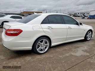 2012 Mercedes-Benz E-Class E 350 Luxury with VIN WDDHF5KB2CA636985, listed as a Copart auction lot 50318335 with 73,600 mi miles and Salvage Title. Bid and sale history available at carsss.com. Image 3.