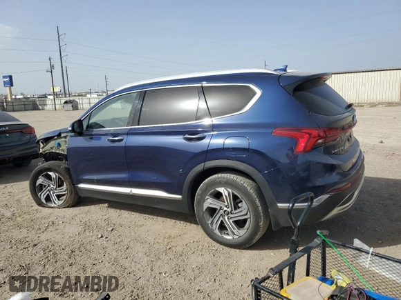 2022 Hyundai Santa Fe SEL with VIN 5NMS3DAJ6NH473438, listed as a Copart auction lot 48191605 with 46,744 mi miles and Salvage Title. Bid and sale history available at carsss.com. Image 2.